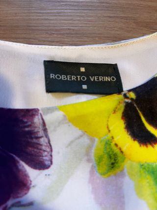 Vestido floral Roberto Verino