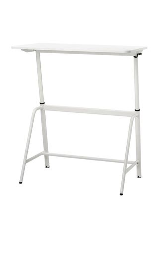 Tavolo rialzabile in legno e metallo