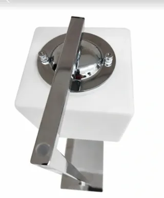 Candeeiro de mesa vintage opalino