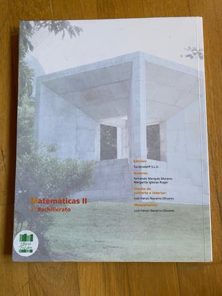 ISBN 978-84-19957-19-1. Matemáticas II.