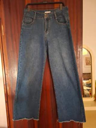 Pantalón vaquero ancho Lemon