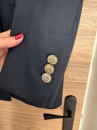 Chaqueta Zara azul marino mujer