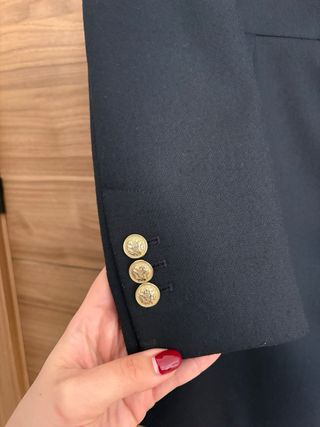 Chaqueta Zara azul marino mujer