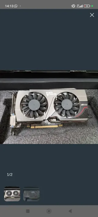 MSI Nvidia GTX 560 2GB DDR5 Tarjeta Gráfica