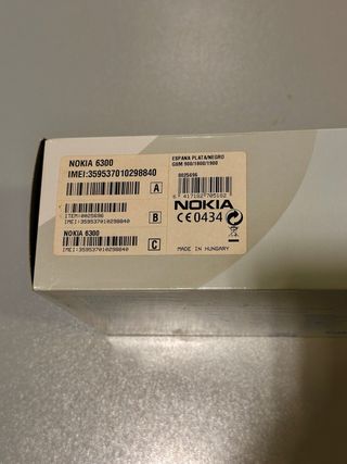 Nokia 6300 Argento Nuovo