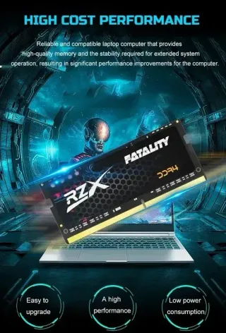 Memória RAM RZX Fatality DDR4 32GB 3200MHz