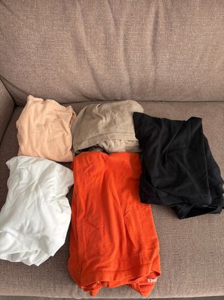 Lote 5 Camisetas Básicas Hombre Talla M y L