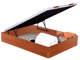 Canapé de madera con almacenaje