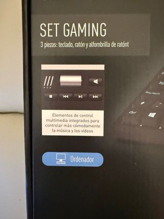 Set Gaming Teclado, Ratón y Alfombrilla