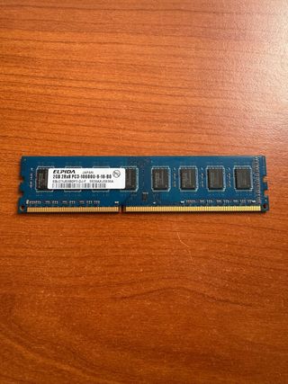 RAM DDR3 Elpida 2GB PC3-10600U