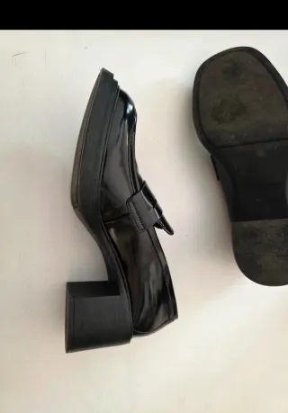 Zapatos de tacón Pull&Bear negros