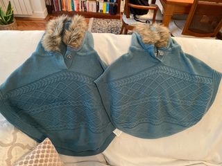 2 Ponchos Niña Talla 6 y 8 Años