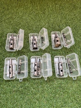 Juego 6 Sierras Corona TCT Acero Inoxidable