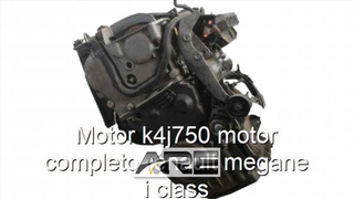 Motor k4j750 motor completo renault megane