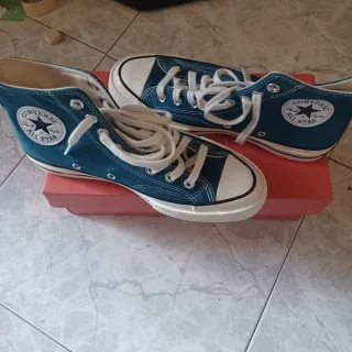 Zapatillas Converse All Star Hi Azul