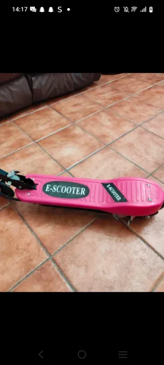 Patinete Eléctrico Infantil Rosa