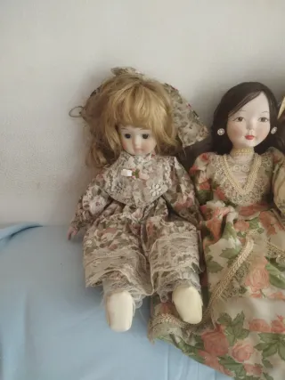 Muñecas de Porcelana Antiguas (4uds)