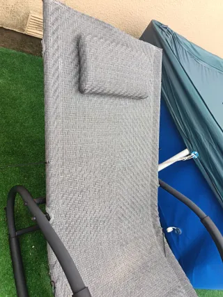 Hamaca Mecedora Gris