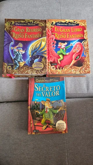 3 libros Geronimo Stilton