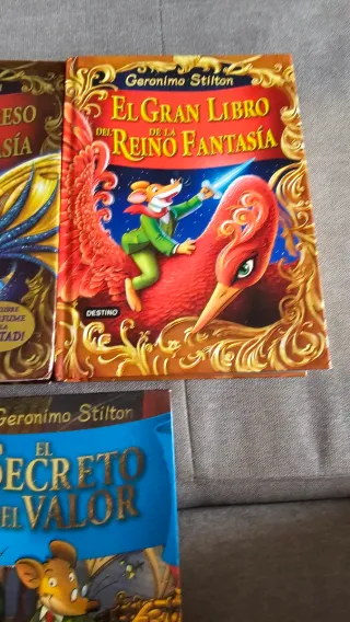 3 libros Geronimo Stilton