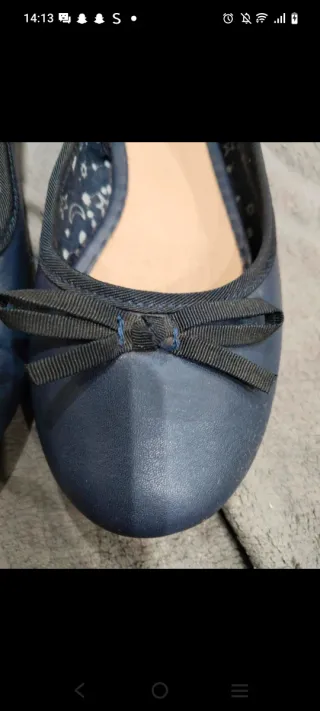 Bailarinas niña azul talla 33