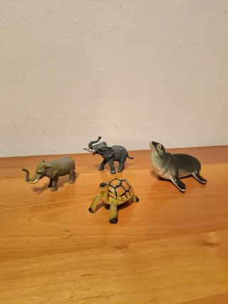 Lotto Animali Giocattolo Realistici Vintage