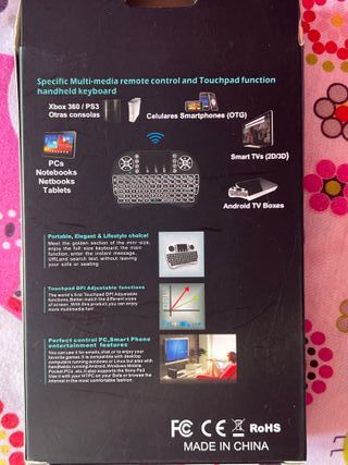 Mini tastiera wireless con touchpad