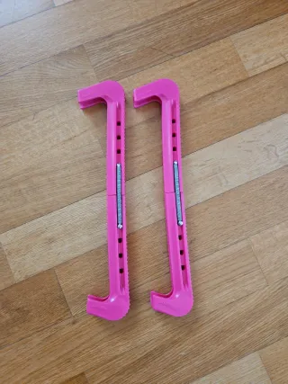 Coprilame pattini da ghiaccio rosa