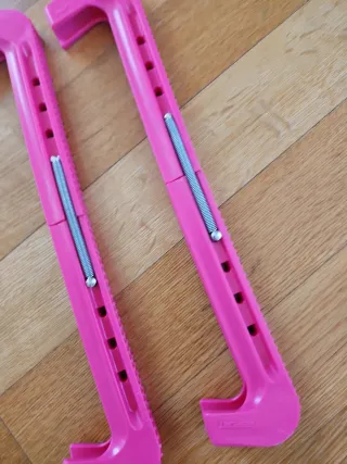 Coprilame pattini da ghiaccio rosa