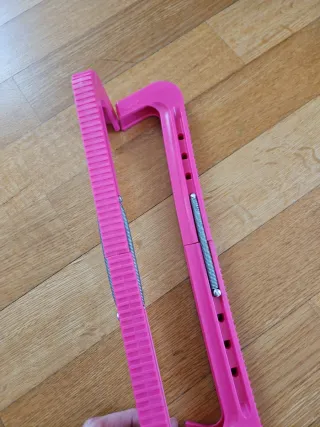 Coprilame pattini da ghiaccio rosa