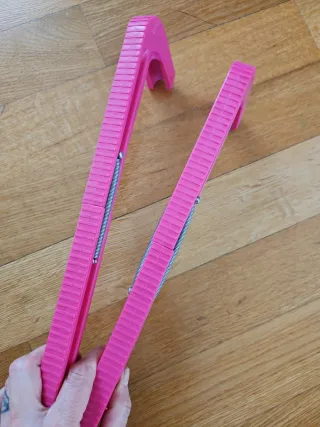 Coprilame pattini da ghiaccio rosa