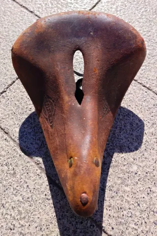 Sillín Bici Antiguo Winner Cuero