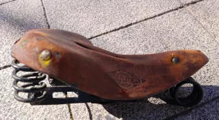 Sillín Bici Antiguo Winner Cuero