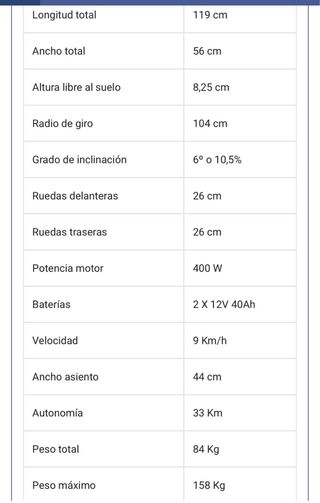 Scooter movilidad reducida Pride Victory 10DX