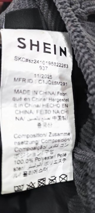 Pantalón de pana gris