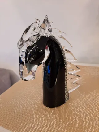 Figura Caballo Cristal Murano de Nason Moretti