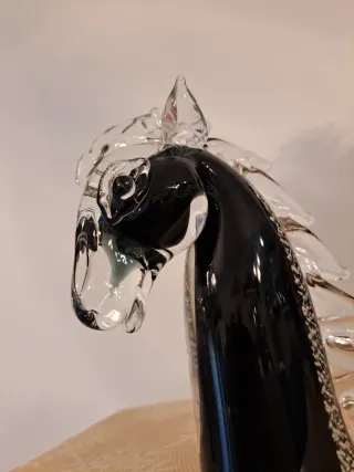 Figura Caballo Cristal Murano de Nason Moretti