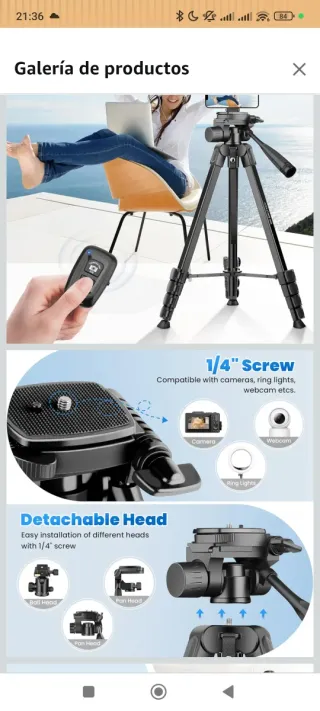 Cámara Sony ZV-E10 + Objetivo Sigma 30mm + Trípod