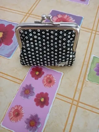 Portamonete Carpisa con chiusura a scatto, Vintage