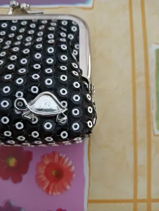 Portamonete Carpisa con chiusura a scatto, Vintage