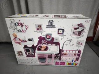 Bañera, cuna y cocina para muñecas plegable