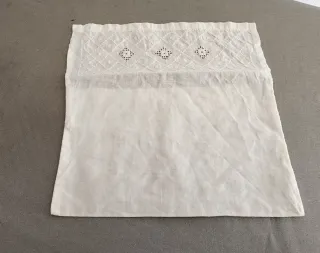 Bolsa Lino Natural Bordado