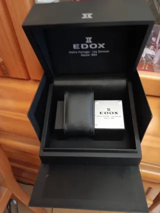 Caja de Lujo EDOX Negra