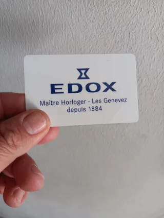 Caja de Lujo EDOX Negra