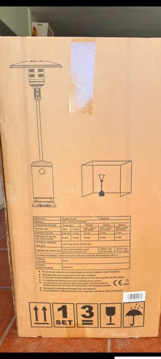 Estufa seta exterior