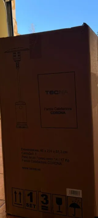 Estufa seta exterior