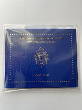 Portafoglio Vaticano 2007 - Set 8 Monote euro