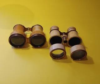 Lote 2 Prismáticos Antiguos