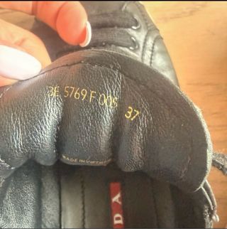 Sneakers Prada Nappa Nere