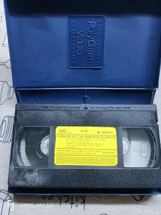 Película VHS Cuentos de las Sábanas Blancas